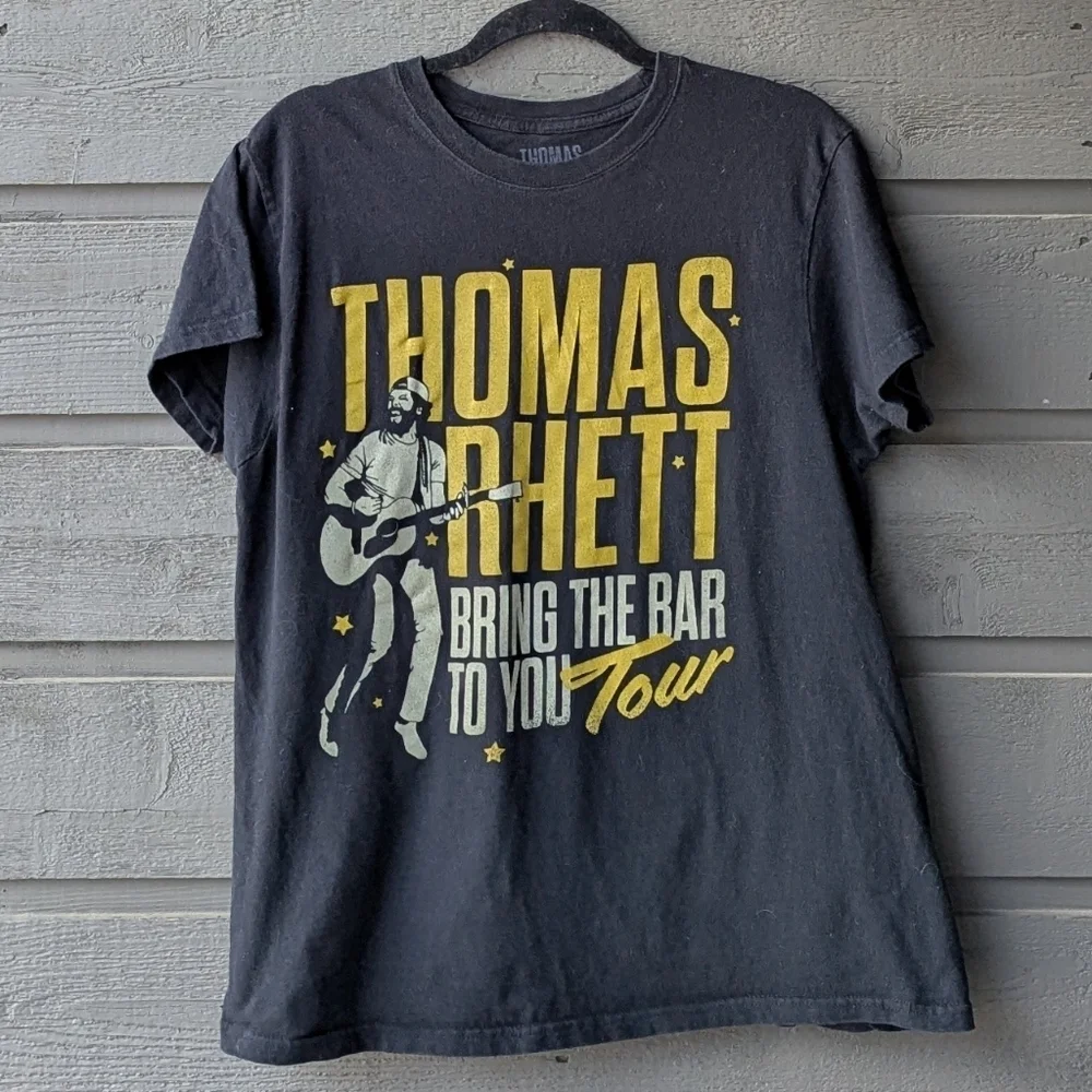 Thomas Rhett Bring The Bar To You Tour T-Shirt Black Size Large